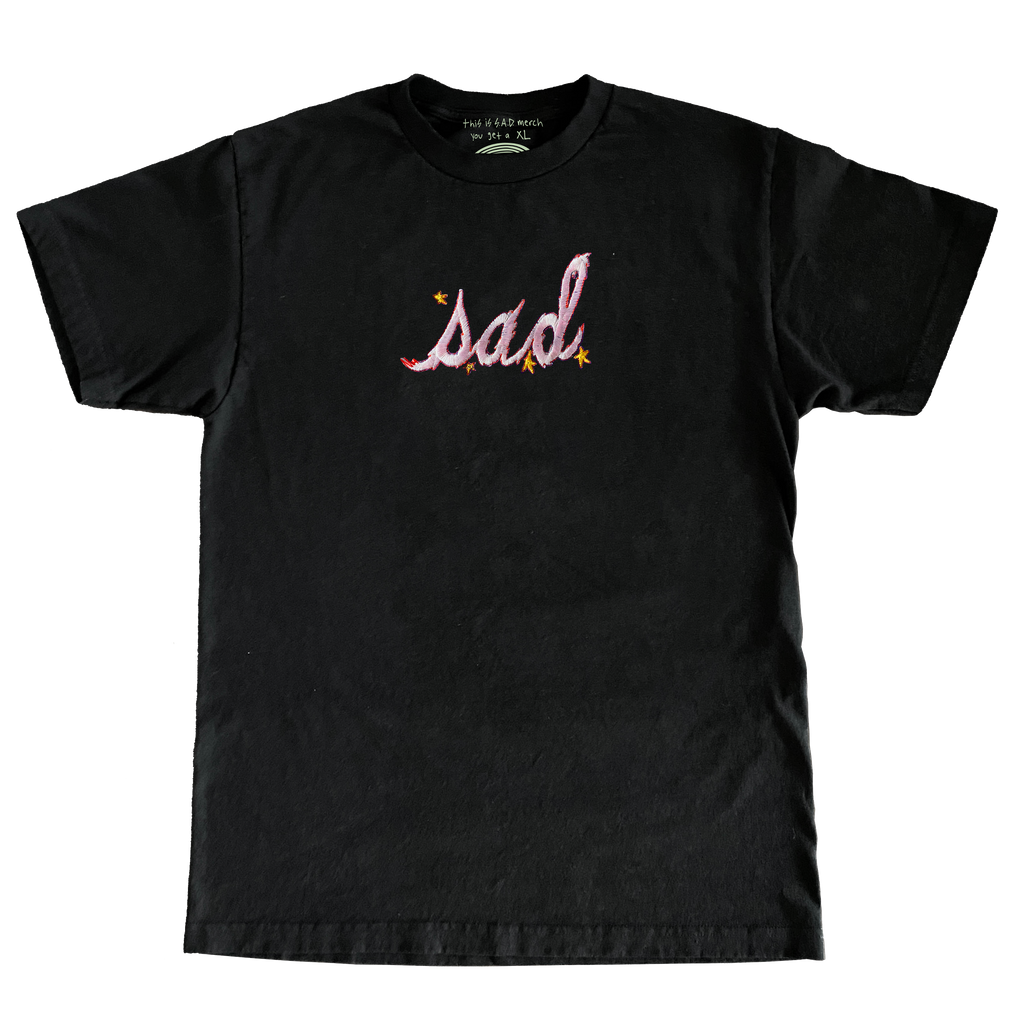 Embroidered Script Tee