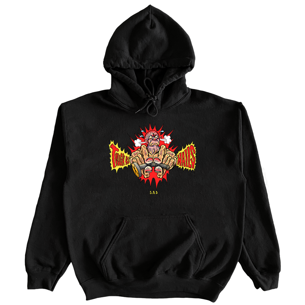 Tough As Nails  Black Hoodie