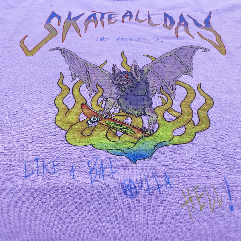 Bat Outta Hell Orchid Tee
