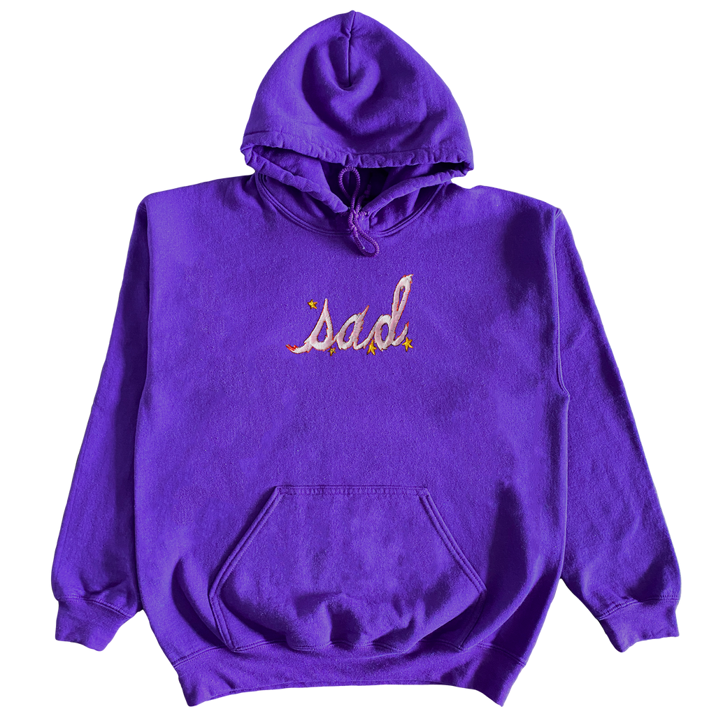 Embroidered Script Hoodie