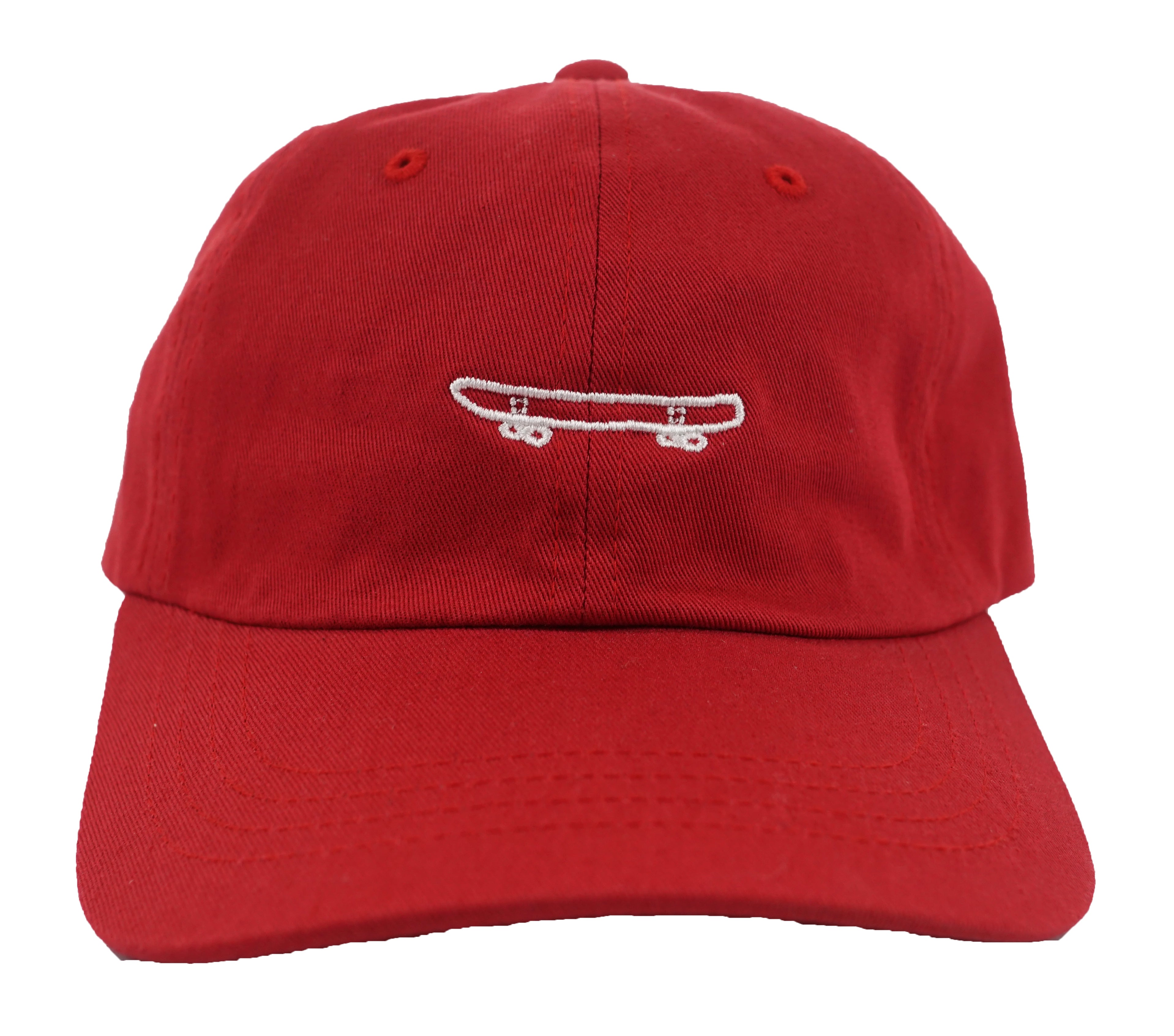 Red Skateboard Dad Hat – SAD - Main Image