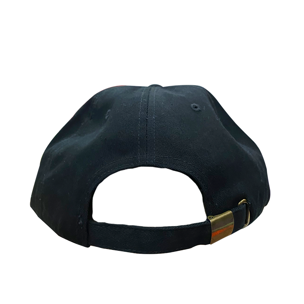 Skate Ghost 6 Panel Hat - Black